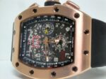 Richard Mille RM011 Felipe Massa rose gold strip rubber-b edition orologio replica copia imitazione 4us - immagine 11