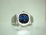 Patek Philippe replica nautilus acciaio blue dial 40th anniversary orologio replica copia 4us - immagine 3