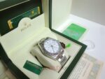 Rolex replica datejust acciaio oyster white barrette orologio replica copia imitazione 4us - immagine 4