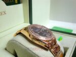 Rolex replica pearlmaster rose gold diamond bezel orologio replica copia imitazione 4us - immagine 7