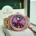 Rolex replica pearlmaster rose gold diamond bezel orologio replica copia imitazione 4us