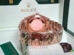 Rolex replica pearlmaster rose gold diamond bezel orologio replica copia imitazione 4us - immagine 12