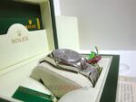 Rolex replica oyster perpetual red grape acciaio imitazione copia - immagine 6