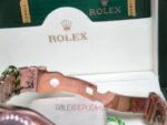 Rolex replica pearlmaster rose gold diamond bezel orologio replica copia imitazione 4us - immagine 15