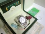 Rolex replica daydate ll acciaio argentèè dial strip president orologio replica copia imitazione 4us - immagine 3
