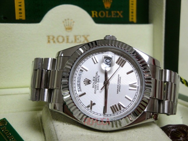 virtuemart_product_72rolex-replica-orologi-di-lusso-copia-imitazione Rolex replica daydate ll acciaio argentèè dial strip president orologio replica copia imitazione 4us - immagine 1