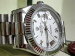 Rolex replica daydate ll acciaio argentèè dial strip president orologio replica copia imitazione 4us - immagine 8