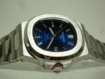Patek Philippe replica nautilus acciaio blue dial 40th anniversary orologio replica copia 4us - immagine 5