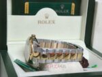 Rolex replica datejust acciaio oro black dial barrette orologio replica copia imitazione 4us - immagine 10