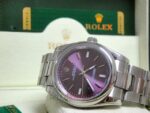 Rolex replica oyster perpetual red grape acciaio imitazione copia