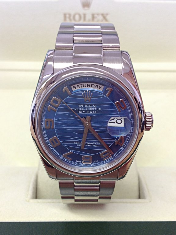 virtuemart_product_Rolex-replica-Day-Date-118209-White-Gold-Blue-Waves-Dial Rolex replica Day-Date 118209 White Gold Blue Waves Dial orologio replica - immagine 1