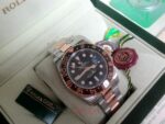 rolex replica GMT 126711CHNR acciaio oro rosa basilea 2018 orologio copia - immagine 12
