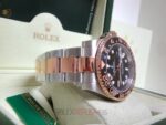 rolex replica GMT 126711CHNR acciaio oro rosa basilea 2018 orologio copia - immagine 15