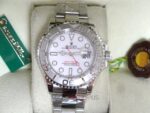 Rolex replica yacht master l acciaio white dial edition orologio replica copia 4us