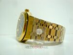 Audemars Piguet royal oak jumbo oro giallo black dial replica orologio copia imitazione 4us - immagine 5