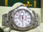Rolex replica yacht master l acciaio white dial edition orologio replica copia 4us - immagine 7
