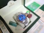 Rolex replica yacht master l SARU blue dial rubini bezel orologio replica copia 4us811 - immagine 4