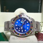 Rolex replica yacht master l SARU blue dial rubini bezel orologio replica copia 4us811
