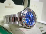 Rolex replica yacht master l SARU blue dial rubini bezel orologio replica copia 4us811 - immagine 6