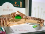 Rolex replica daydate ll oro giallo diamond dial orologio replica copia imitazione 4us808 - immagine 12