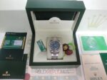 Rolex replica oyster perpetual acciaio arabic blue dial imitazione replica - immagine 3