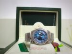 Rolex replica oyster perpetual acciaio arabic blue dial imitazione replica