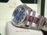 Rolex replica oyster perpetual acciaio arabic blue dial imitazione replica - immagine 5