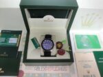 Rolex replica yacht master l white gold blue dial strip rubber orologio replica copia 4us726 - immagine 3