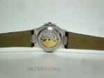 Patek Philippe replica nautilus acciaio white dial strip leather orologio replica copia 4us - immagine 7