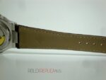 Patek Philippe replica nautilus acciaio white dial strip leather orologio replica copia 4us - immagine 9