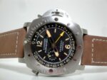 Panerai replica luminor marina submersible depth gauge strip leather orologio copia imitazione 4us816 - immagine 3