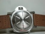 Panerai replica luminor marina submersible depth gauge strip leather orologio copia imitazione 4us816 - immagine 9