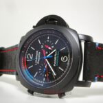 Panerai replica luminor regatta americans cuporacle team strip leather orologio copia imitazione 4us817