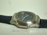 Patek Philippe replica nautilus acciaio blue dial strip leather orologio replica copia 4us - immagine 5
