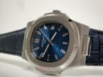 Patek Philippe replica nautilus acciaio blue dial strip leather orologio replica copia 4us - immagine 6