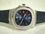 Patek Philippe replica nautilus acciaio blue dial strip leather orologio replica copia 4us