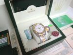 Rolex replica datejust acciaio oro white dial jubilèè orologio replica copia imitazione 4us805 - immagine 3