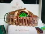 Rolex replica daydate ll oro giallo diamond dial orologio replica copia imitazione 4us808 - immagine 7