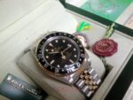Rolex replica GMT master ll vintage acciaio oro black dial orologio copia 4us810 - immagine 5