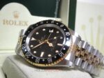 Rolex replica GMT master ll vintage acciaio oro black dial orologio copia 4us810