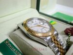 Rolex replica datejust acciaio oro white dial jubilèè orologio replica copia imitazione 4us805 - immagine 4