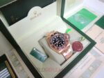 rolex replica GMT 126715CHNR oro rosa basilea 2018 orologio copia - immagine 4