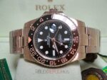 rolex replica GMT 126715CHNR oro rosa basilea 2018 orologio copia - immagine 7
