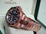 rolex replica GMT 126715CHNR oro rosa basilea 2018 orologio copia - immagine 8