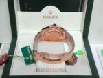 rolex replica GMT 126715CHNR oro rosa basilea 2018 orologio copia - immagine 12