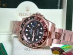rolex replica GMT 126715CHNR oro rosa basilea 2018 orologio copia - immagine 18