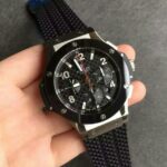 REPLICA HUBLOT BIG BANG 301.CX.130.RX STAINLESS STEEL WATCH WITH CLONE HUB4100 MOVEMENT - immagine 7