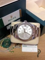Rolex replica Datejust II 116300 Silver Dial - immagine 3