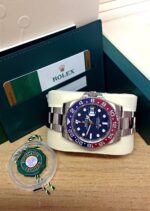Rolex replica GMT Master II 116719BLRO White Gold Pepsi orologio replica - immagine 6