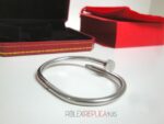 Cartier replica gioiello bracciale juste un clou white gold imitazione replica - immagine 4
